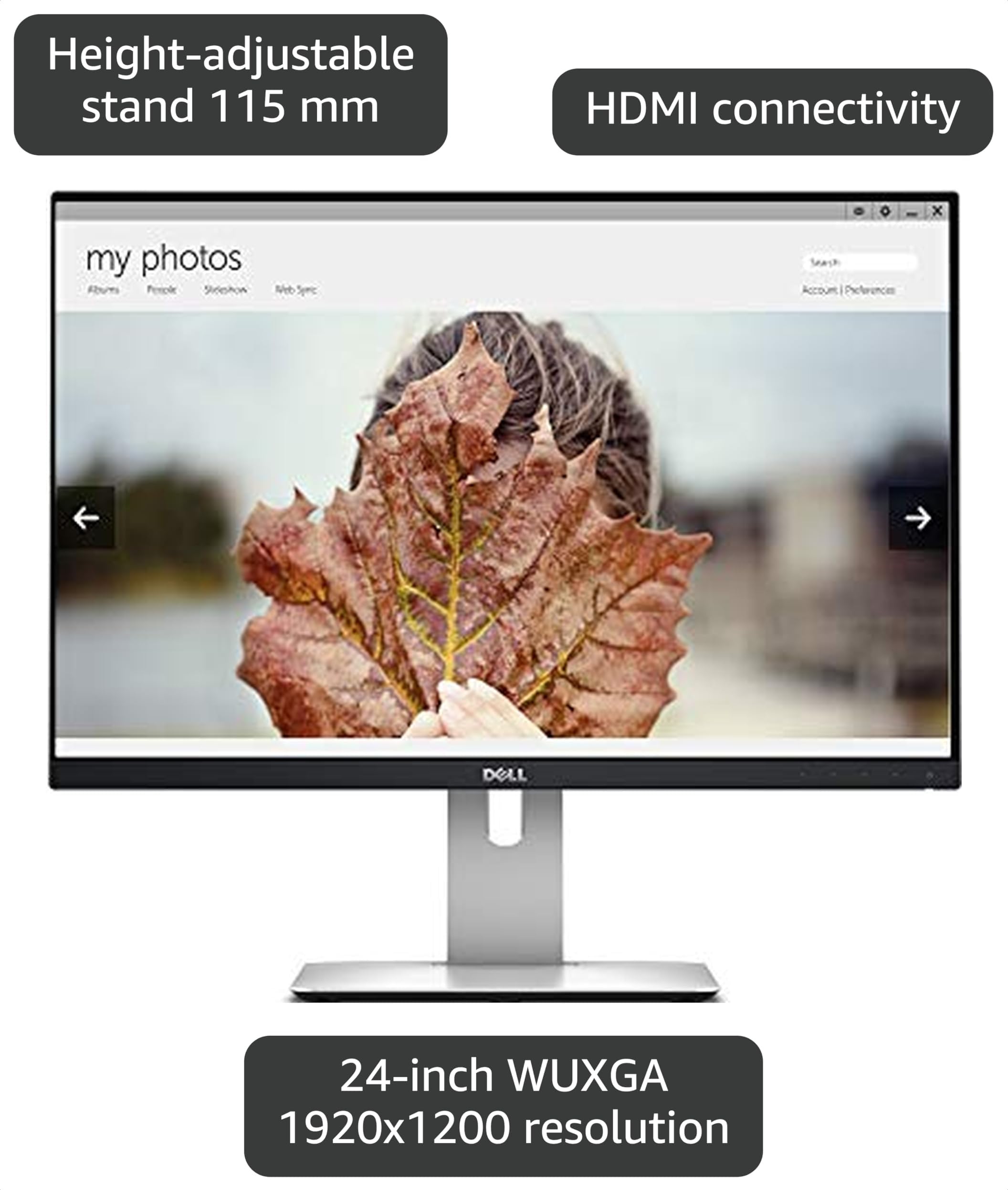 Amazon.com: Dell Ultrasharp U2415 24-Inch Screen LED-Lit Monitor